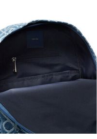 Calvin Klein Plecak Emblem Aop Denim Round Backpack LV04D3429G Niebieski. Kolor: niebieski. Materiał: materiał #3