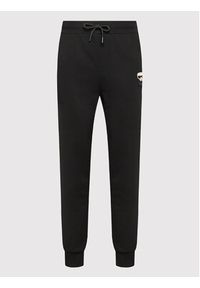 Karl Lagerfeld - KARL LAGERFELD Spodnie dresowe 705896 500900 Czarny Regular Fit. Kolor: czarny. Materiał: bawełna, dresówka