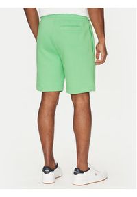Lacoste Szorty sportowe GH9627 Zielony Regular Fit. Kolor: zielony. Materiał: bawełna. Styl: sportowy