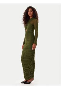 BARDOT Sukienka koktajlowa Aliyah 60119DB Khaki Regular Fit. Kolor: brązowy. Materiał: syntetyk. Styl: wizytowy
