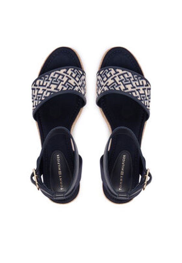 TOMMY HILFIGER - Tommy Hilfiger Espadryle Th Mid Espad FW0FW09519 Granatowy. Kolor: niebieski. Materiał: materiał