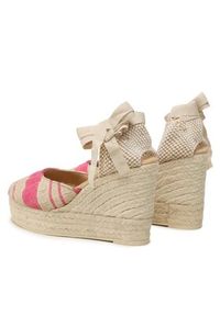 Manebi Espadryle Wedge Espadrilles G 4.5 Wv Beżowy. Kolor: beżowy. Materiał: materiał #3