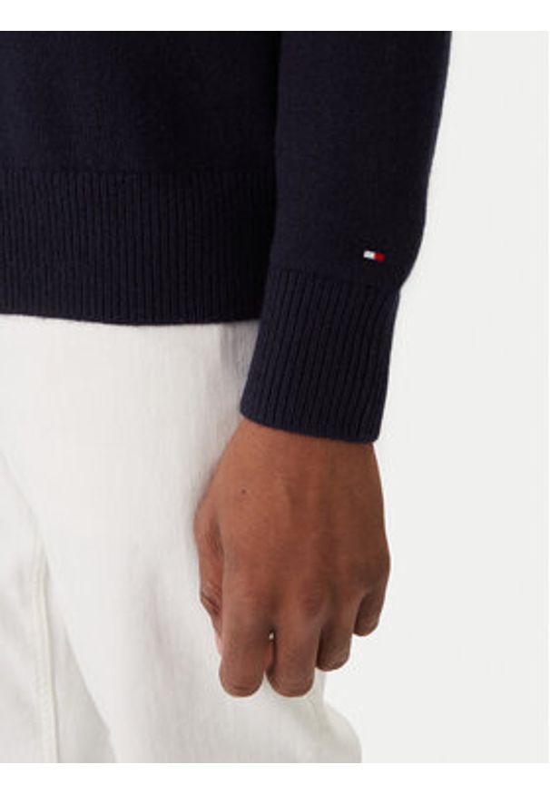 TOMMY HILFIGER - Tommy Hilfiger Sweter Fairisle MW0MW40844 Granatowy Regular Fit. Kolor: niebieski. Materiał: syntetyk