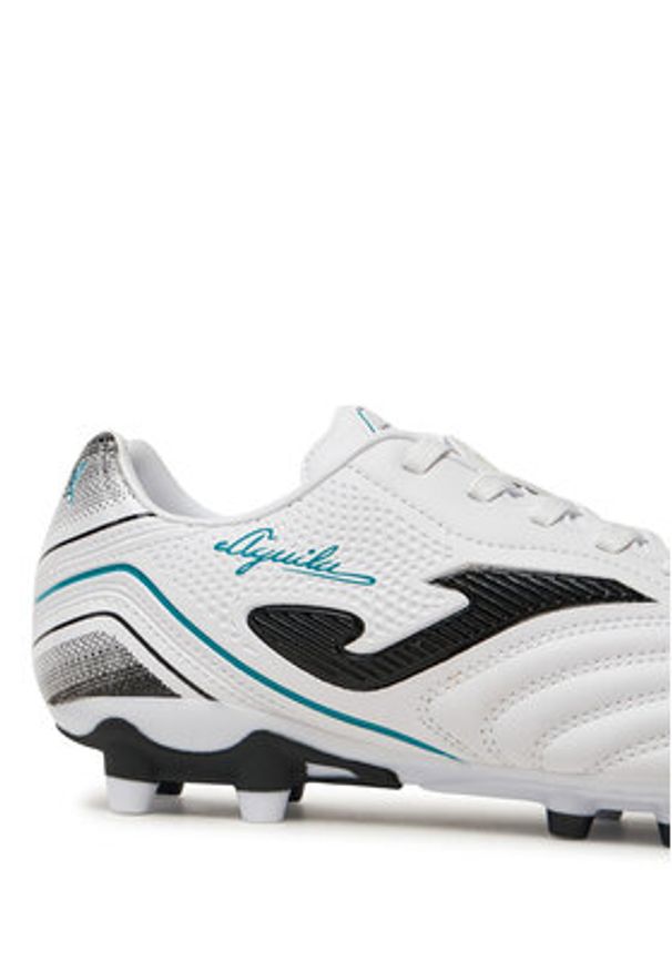 Joma Buty do piłki nożnej Aguila Firm Ground AGUW2402FG Biały. Kolor: biały. Materiał: skóra