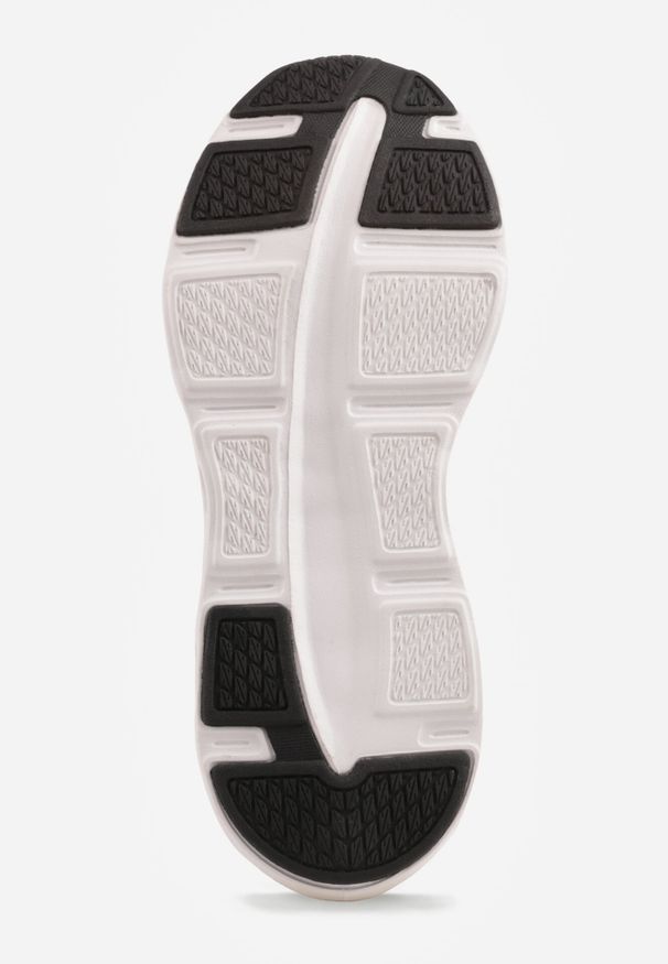 Born2be - Szare Buty Sportowe na Grubej Geometrycznej Podeszwie Alexusa. Okazja: na co dzień. Kolor: szary. Materiał: jeans, dresówka. Wzór: geometria