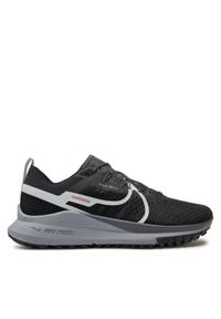 Nike Buty do biegania React Pegasus Trail 4 DJ6158 001 Czarny. Kolor: czarny. Materiał: materiał
