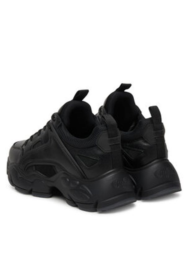 Buffalo Sneakersy Binary C 1410076 Czarny. Kolor: czarny. Materiał: skóra