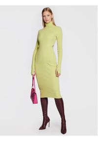 Herskind Sukienka dzianinowa Fabienne 4630853 Zielony Slim Fit. Kolor: zielony. Materiał: bawełna #4