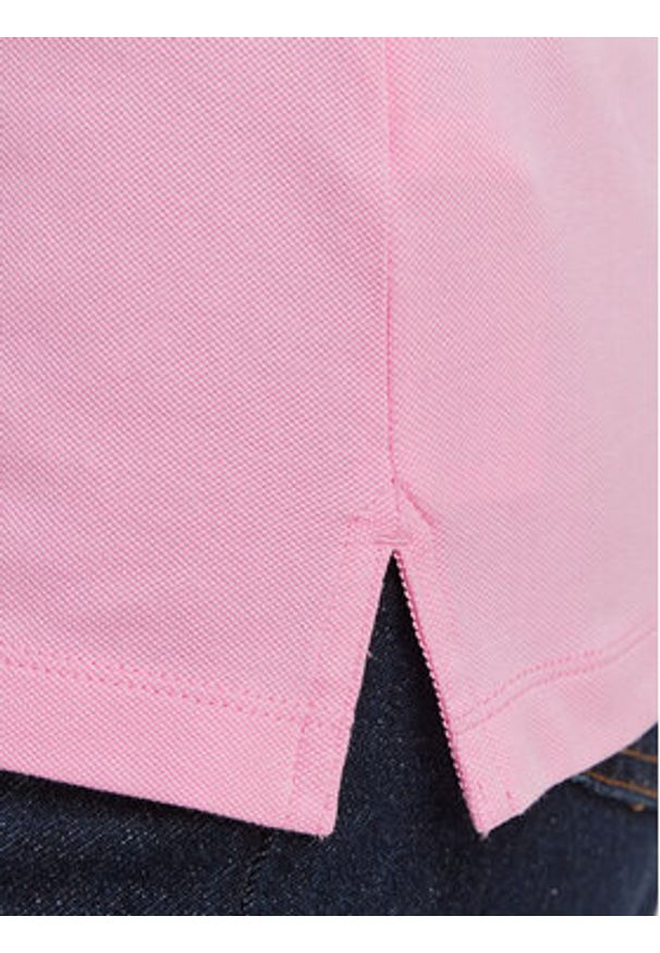 TOMMY HILFIGER - Tommy Hilfiger Polo 1985 WW0WW43225 Różowy jasny Slim Fit. Typ kołnierza: polo. Kolor: różowy. Materiał: bawełna