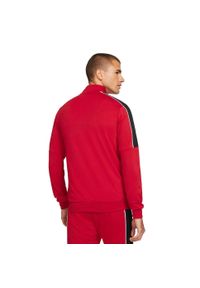Nike - Męska Kurtka Dresowa DF Academy. Kolor: czerwony. Materiał: dresówka