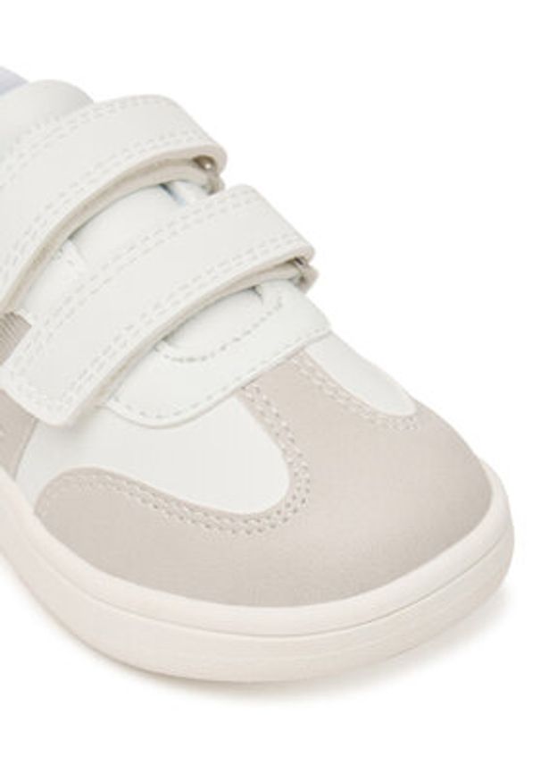 Calvin Klein Sneakersy Low Cut Velcro V1X9-83277-1269 M Biały. Kolor: biały. Materiał: skóra
