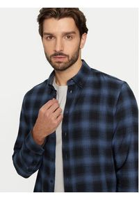 Blend Koszula 20717421 Granatowy Slim Fit. Kolor: niebieski. Materiał: bawełna #5