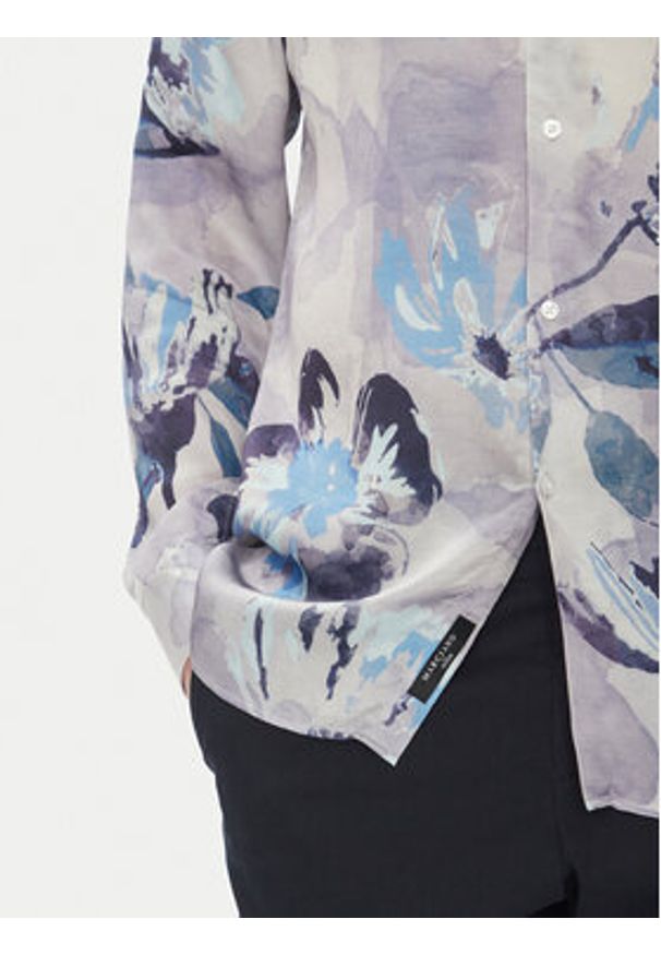 Marciano Guess Koszula 5GHH21 4467Z Błękitny Regular Fit. Kolor: niebieski. Materiał: wiskoza