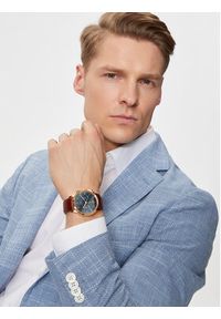 Daniel Wellington Zegarek Iconic Chronograph St Mawes Arctic DW00100639 Brązowy. Kolor: brązowy #4