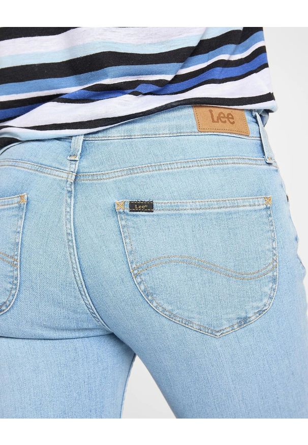 Lee - LEE SCARLETT SKINNY CROPPED DAMSKIE SPODNIE JEANSOWE LIGHT COROVAL L30CMFOC 112106363
