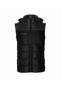 Givova Kamizelka Prime 2XL - bezrękawnik z kapturem. Typ kołnierza: kaptur. Kolor: czarny. Długość rękawa: bez rękawów. Sezon: zima #1