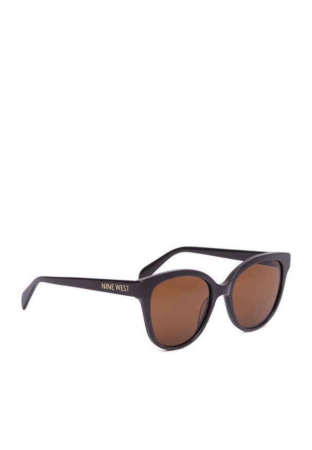 Okulary przeciwsłoneczne Nine West. Kolor: brązowy