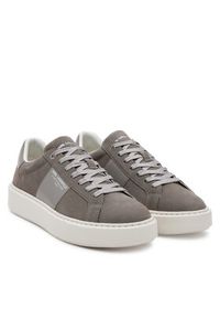 Karl Lagerfeld - KARL LAGERFELD Sneakersy KL52218 Szary. Kolor: szary. Materiał: skóra, nubuk