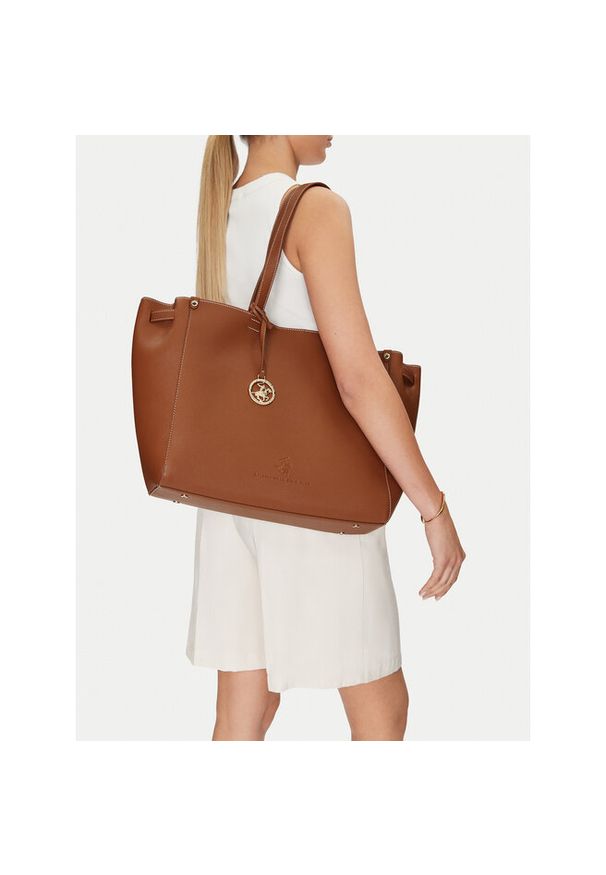 Torebka Beverly Hills Polo Club. Kolor: brązowy