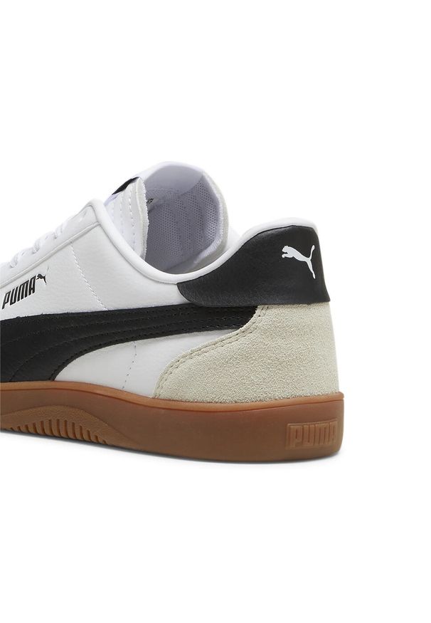 Puma - Sneakersy PUMA Club 5v5 PUMA White Black Vapor Gray. Zapięcie: sznurówki. Kolor: biały, wielokolorowy, czarny, szary. Materiał: skóra, syntetyk, zamsz, materiał. Szerokość cholewki: normalna. Sport: turystyka piesza