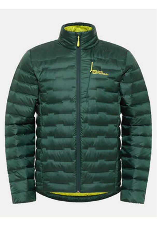 Jack Wolfskin Kurtka puchowa Passamani A61836 Zielony Regular Fit. Kolor: zielony. Materiał: syntetyk