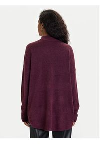 Vero Moda Sweter Plaza 10290784 Fioletowy Loose Fit. Kolor: fioletowy. Materiał: syntetyk #3