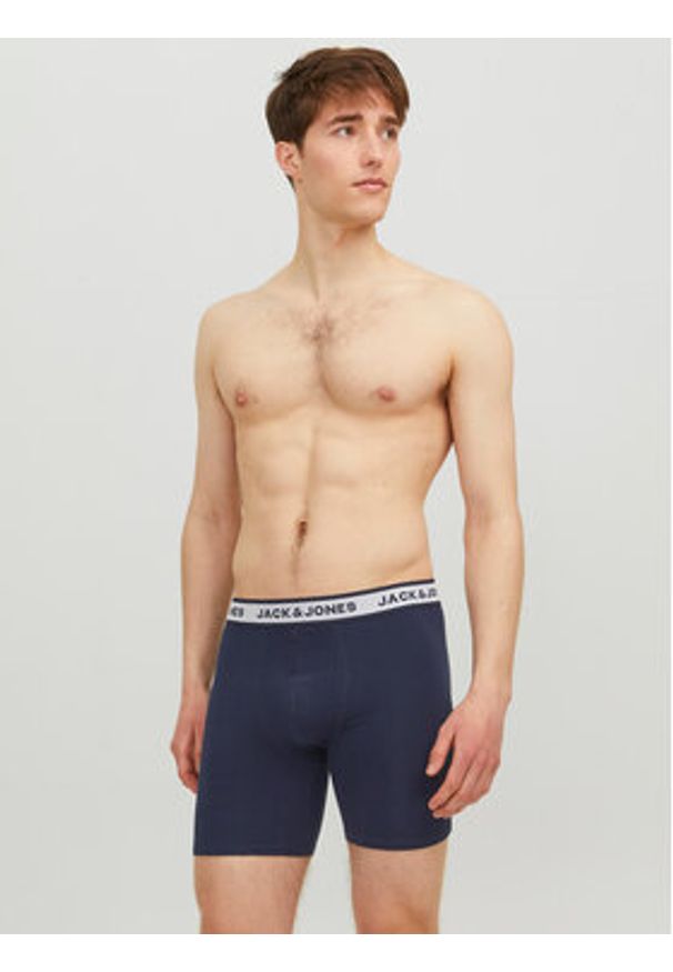 Jack & Jones - Jack&Jones Komplet 3 par bokserek 12229576 Kolorowy. Materiał: bawełna. Wzór: kolorowy