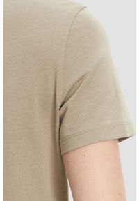 Guess - GUESS Zielony damski t-shirt Pearls Love. Kolor: zielony #4