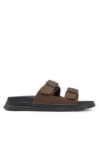 TOMMY HILFIGER - Klapki Tommy Hilfiger. Kolor: brązowy #1