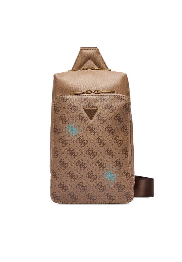Guess Saszetka HMMICT P5426 Beżowy. Kolor: beżowy. Materiał: skóra