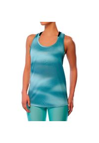 Damski tank top Mizuno Core Graphic. Kolor: niebieski. Długość rękawa: bez rękawów. Sport: bieganie #1