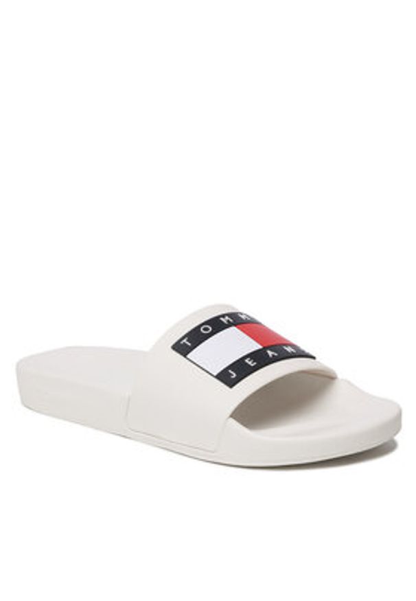 Tommy Jeans Klapki Pool Ess EM0EM01191 Biały. Kolor: biały
