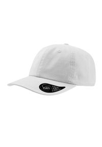 ATLANTIS - 6panelowa Czapka Dad Hat Unstructured. Kolor: biały