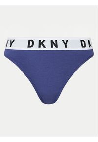 DKNY Stringi DK4529 Niebieski. Kolor: niebieski. Materiał: bawełna #3