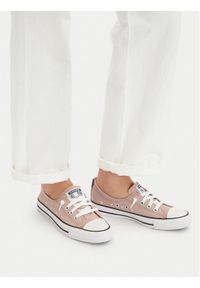 Converse Trampki Chuck Taylor All Star Shoreline Embroidered Stars A17778C Brązowy. Kolor: brązowy. Materiał: materiał #1