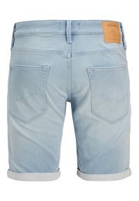 Jack & Jones - Jack&Jones Szorty jeansowe Rick 12269609 Niebieski Regular Fit. Kolor: niebieski. Materiał: bawełna #4