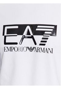 EA7 Emporio Armani Bluza 6RPM60 PJ05Z 0100 Biały Regular Fit. Kolor: biały. Materiał: bawełna