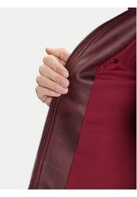 Desigual Kurtka z imitacji skóry Basic 25WWEW43 Bordowy Regular Fit. Kolor: czerwony. Materiał: skóra #2