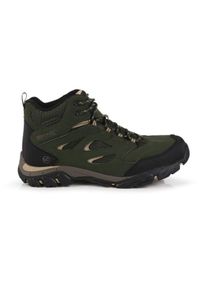 Buty trekkingowe męskie HolcombeIEP Mid Regatta. Kolor: zielony. Sport: turystyka piesza