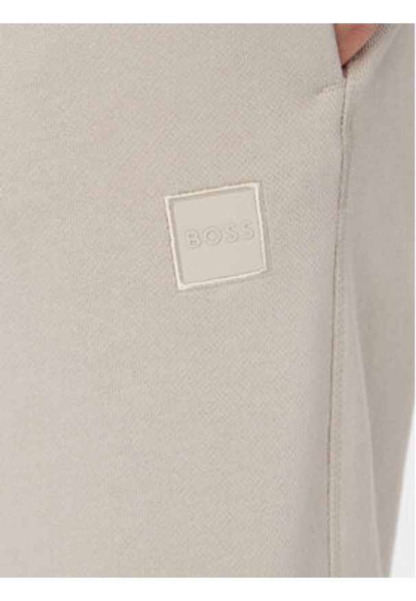 BOSS Szorty sportowe 50511726 Szary jasny Regular Fit. Kolor: szary. Materiał: bawełna. Styl: sportowy