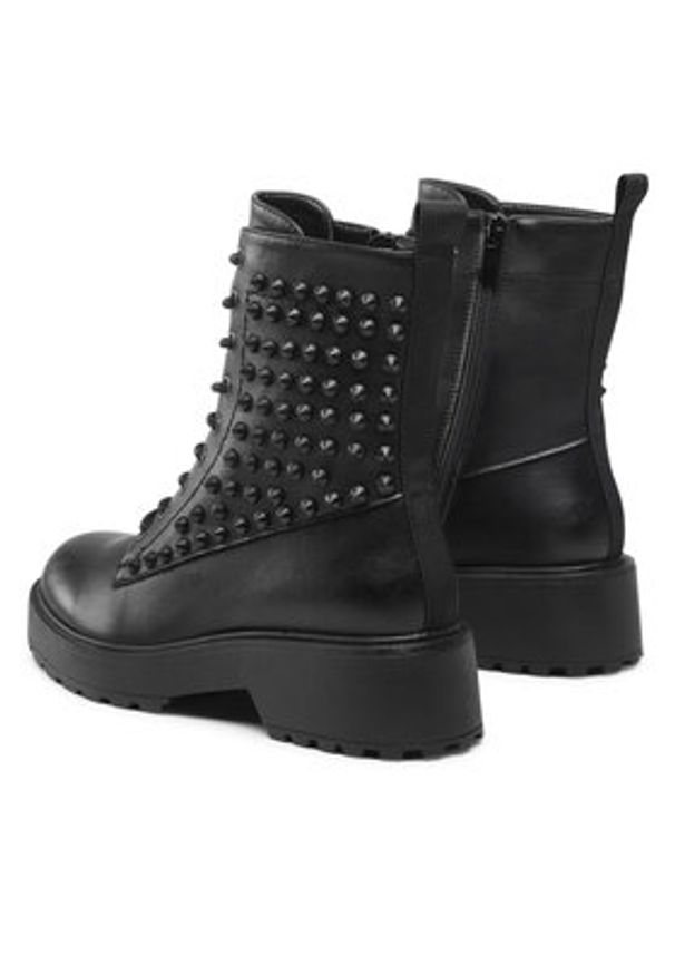 DeeZee Trapery H190852-3A Czarny. Kolor: czarny. Materiał: skóra