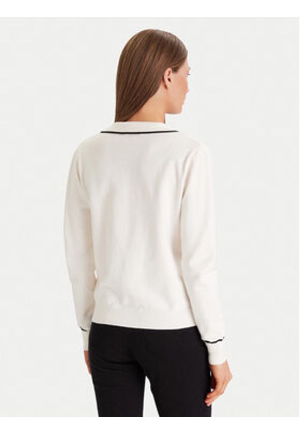 Morgan Sweter 252-MCOLO Écru Regular Fit. Materiał: syntetyk