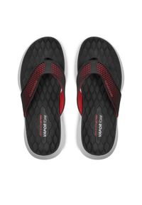 skechers - Skechers Japonki Vapor Foam Sandal 232894/BKRD Czarny. Kolor: czarny