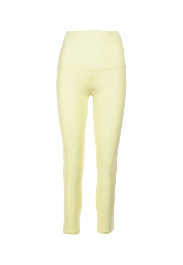 Renee - Żółte Legginsy Undive. Stan: podwyższony. Kolor: żółty. Materiał: dzianina. Długość: długie. Styl: sportowy