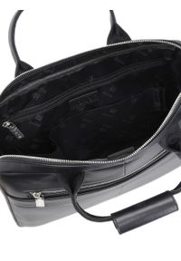 Kazar - Czarna torba męska. Kolor: czarny. Materiał: skóra #2