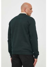 Trussardi Jeans - Trussardi bluza bawełniana męska kolor zielony z nadrukiem. Kolor: zielony. Materiał: bawełna. Wzór: nadruk. Styl: klasyczny #5