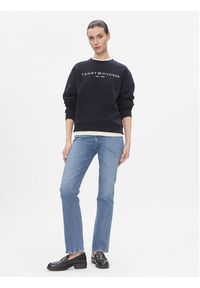 TOMMY HILFIGER - Tommy Hilfiger Jeansy Bootcut Rw Mel WW0WW40619 Niebieski Slim Fit. Kolor: niebieski #3