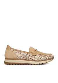 Półbuty Rieker. Kolor: beżowy #1
