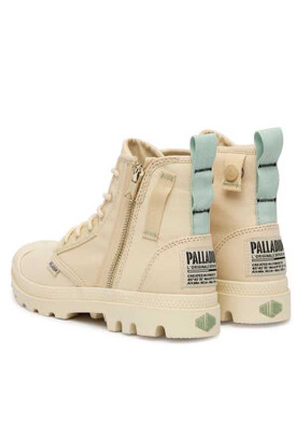 Palladium Trapery Pampadetroitzip Su 94612-280-M Beżowy. Kolor: beżowy. Materiał: materiał