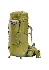 Plecak trekkingowy Deuter Aircontact 70+10 - cactus/ivy. Kolor: szary, zielony, wielokolorowy. Styl: sportowy